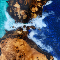 Blue & Green River Stream Epoxy Tables thumbnail