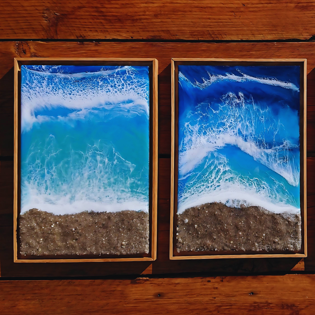 Sea Shore Resin Wall ART