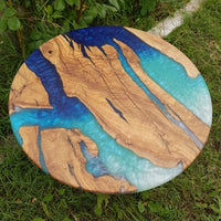 Handcrafted Round Coffee Table thumbnail