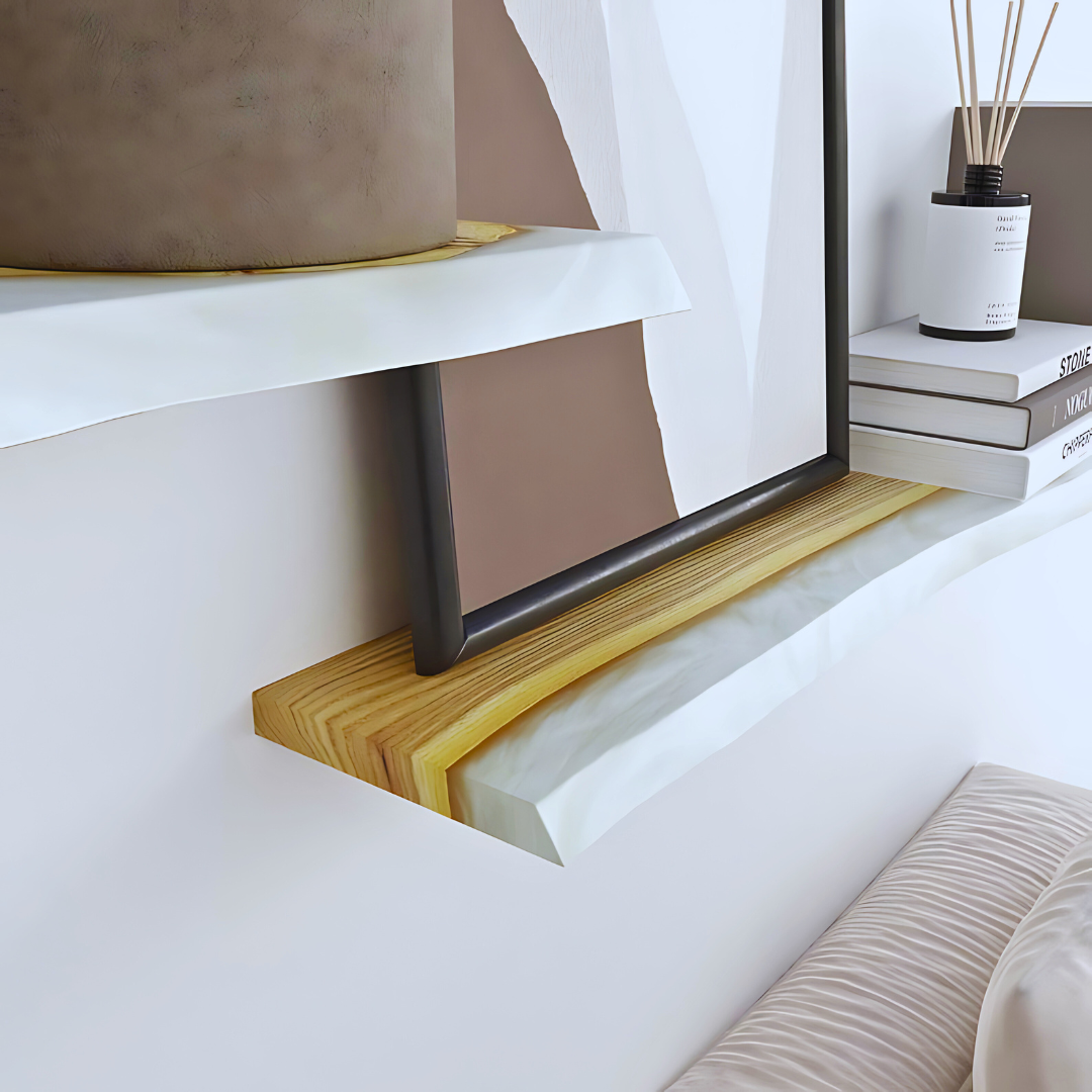 Live Edge Epoxy Resin Shelves