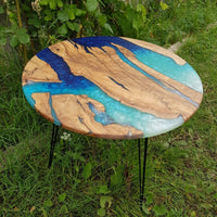 Handcrafted Round Coffee Table thumbnail