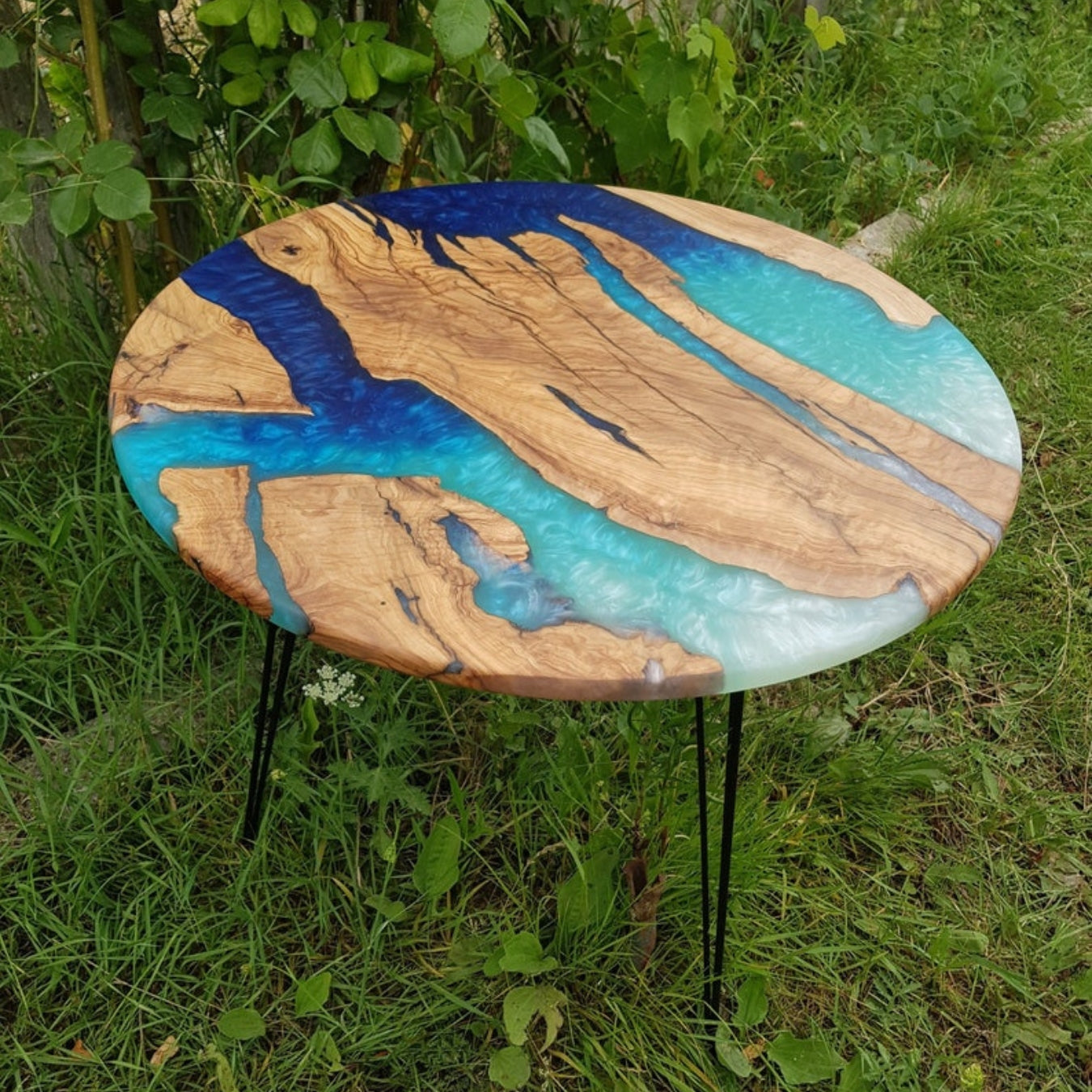 Handcrafted Round Coffee Table