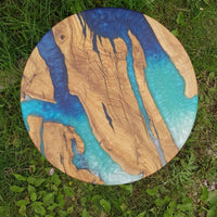 Handcrafted Round Coffee Table thumbnail