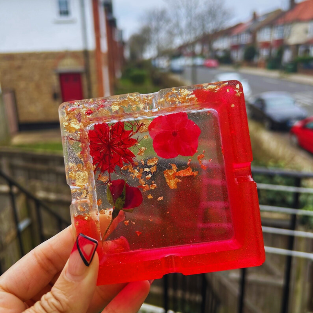 Blossom Beauty Resin Ashtray