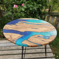 Handcrafted Round Coffee Table thumbnail