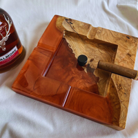 Dark Metallic Colors Epoxy Ashtray thumbnail