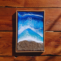 Sea Shore Resin Wall ART thumbnail