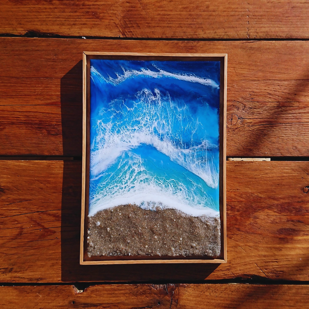 Sea Shore Resin Wall ART