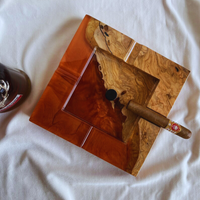 Dark Metallic Colors Epoxy Ashtray thumbnail