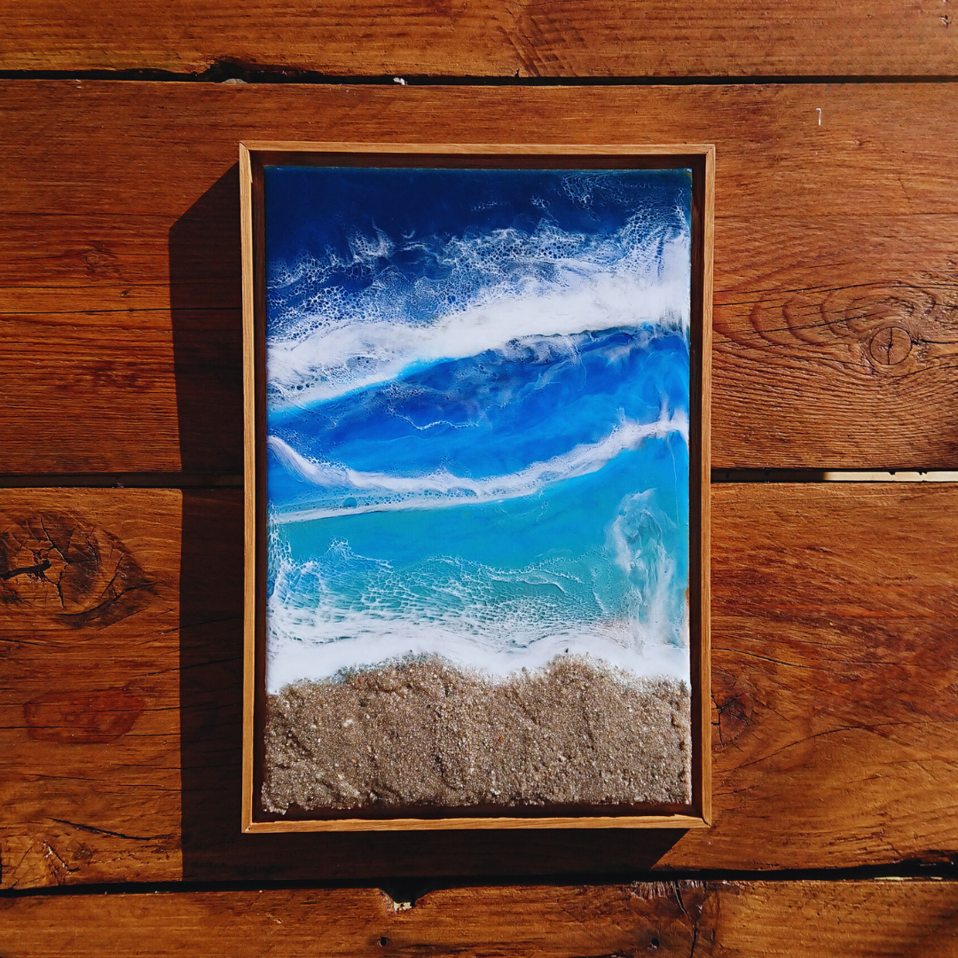 Sea Shore Resin Wall ART
