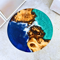 Blue & Green River Stream Epoxy Tables thumbnail