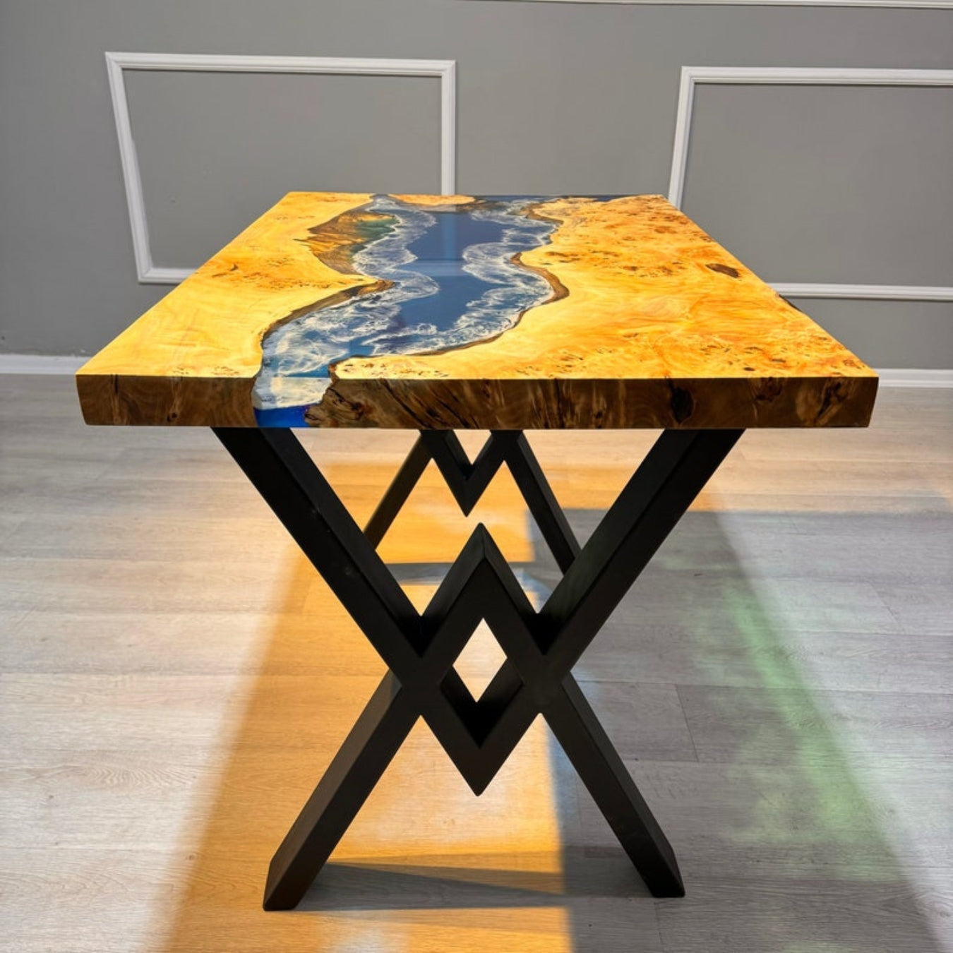 Wood and Epoxy dinning Tables