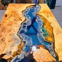 Wood and Epoxy dinning Tables thumbnail