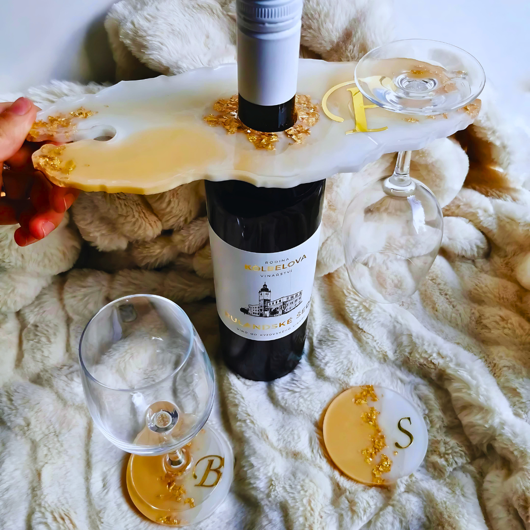 Custom Resin Wine Glass Holder