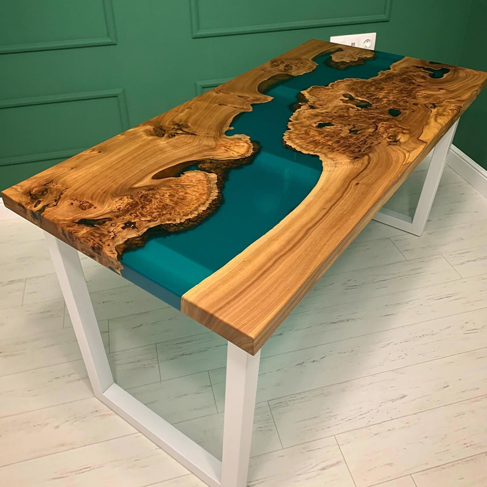 Green Epoxy Table