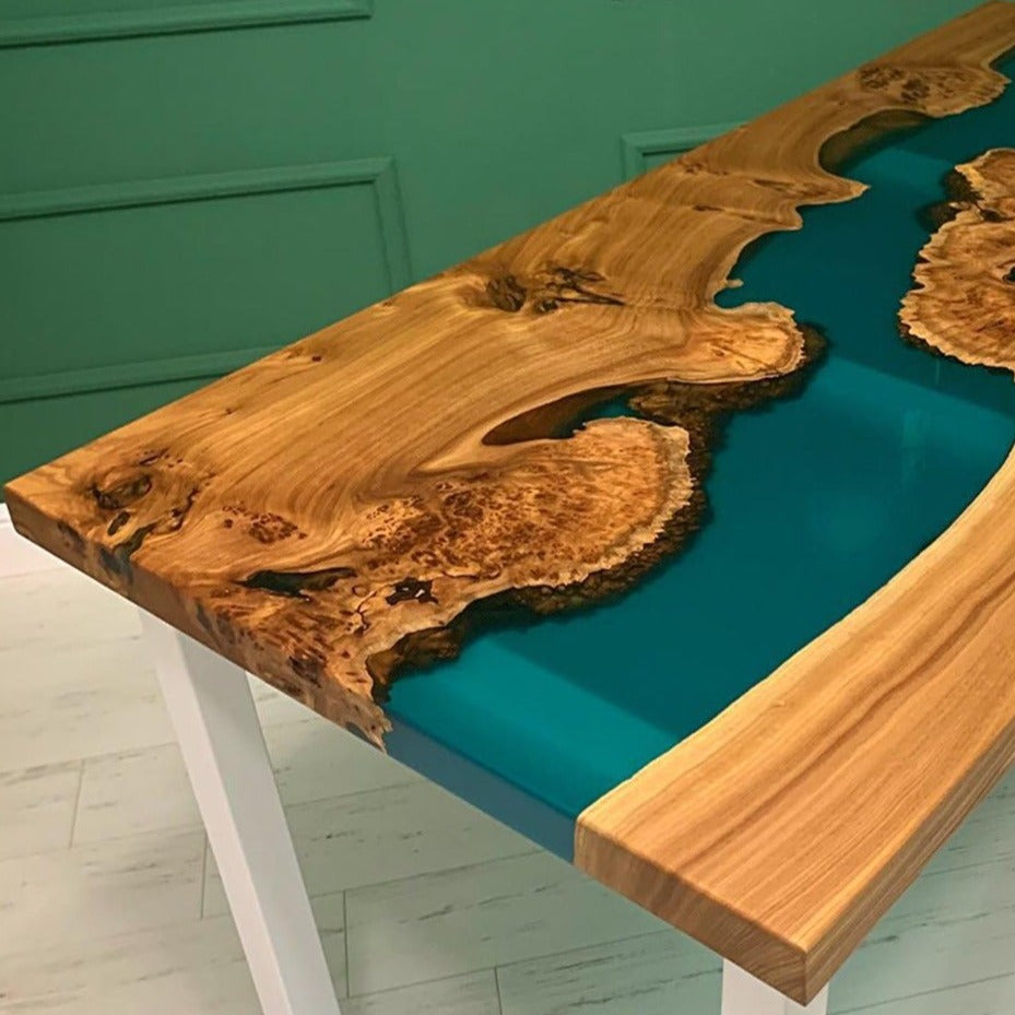 Green Epoxy Table