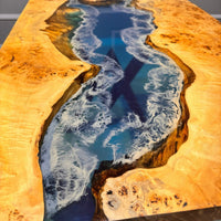 Wood and Epoxy dinning Tables thumbnail