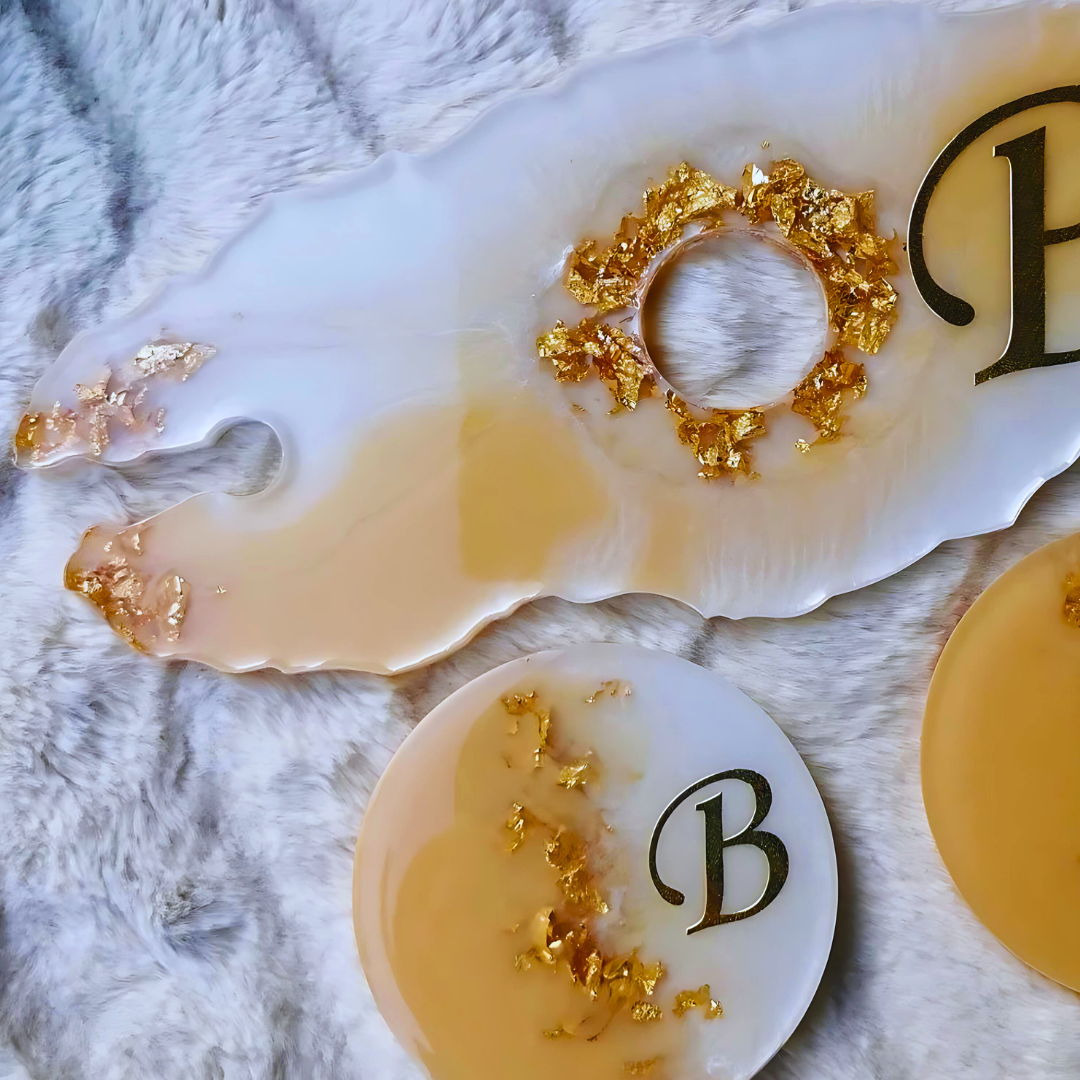 Custom Resin Wine Glass Holder