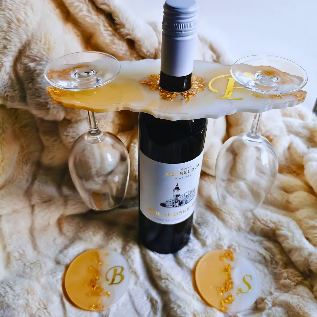 Custom Resin Wine Glass Holder