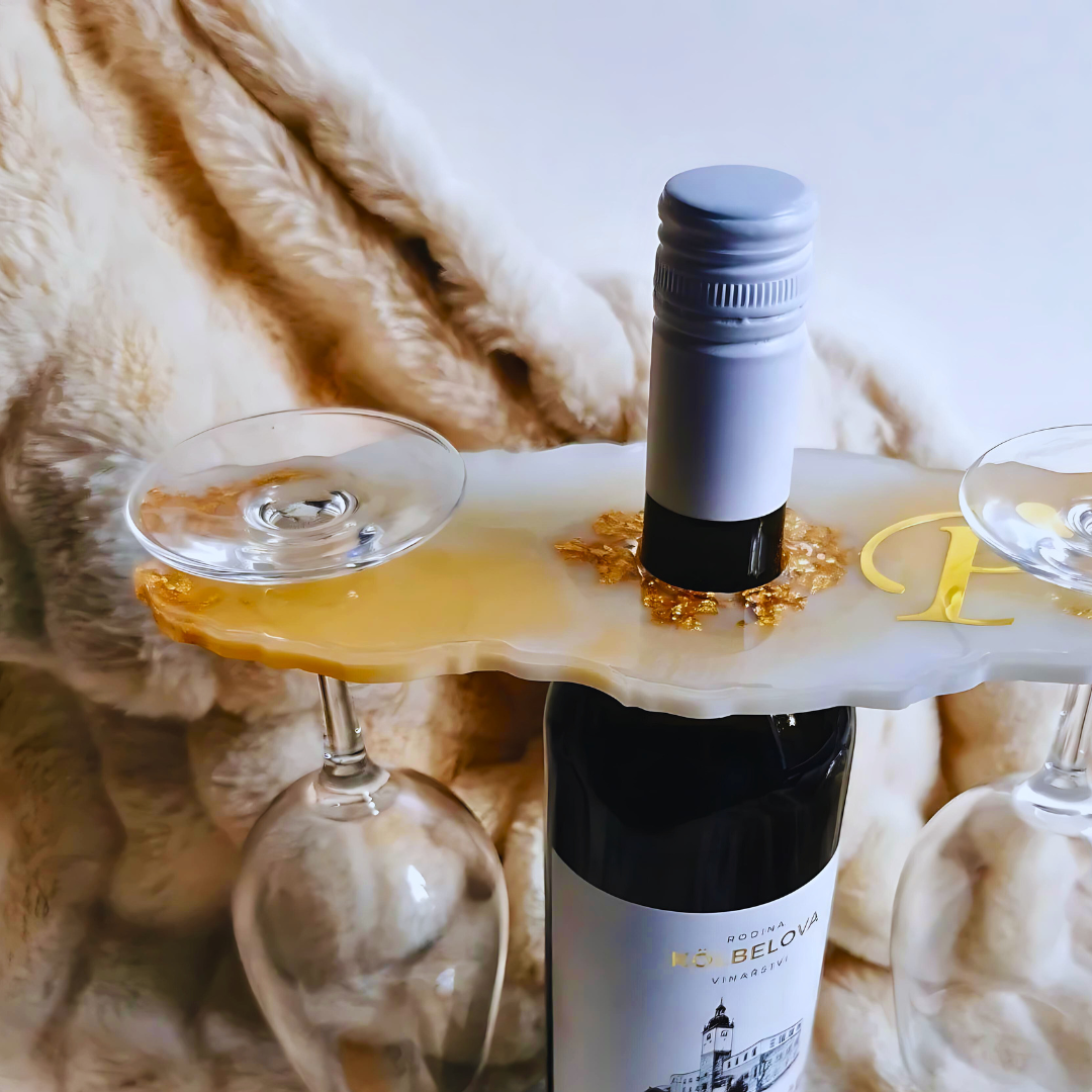 Custom Resin Wine Glass Holder