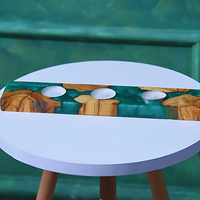 Epoxy and olive wood Tealight Holder thumbnail