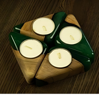 Midnight Epoxy Tea Light Holder thumbnail