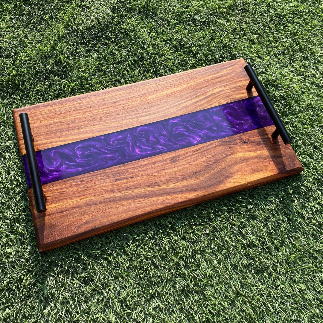 Wood&Epoxy Serving Tray