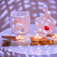Epoxy and olive wood Tealight Holder thumbnail