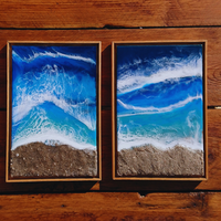 Sea Shore Resin Wall ART thumbnail