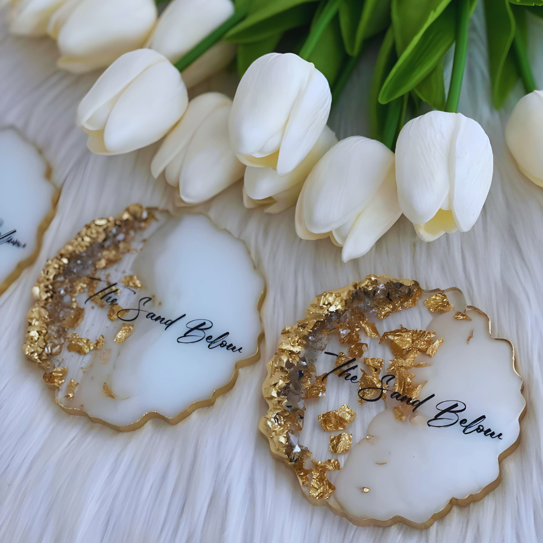 Translucent Epoxy Resin Coasters
