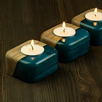 Midnight Epoxy Tea Light Holder thumbnail