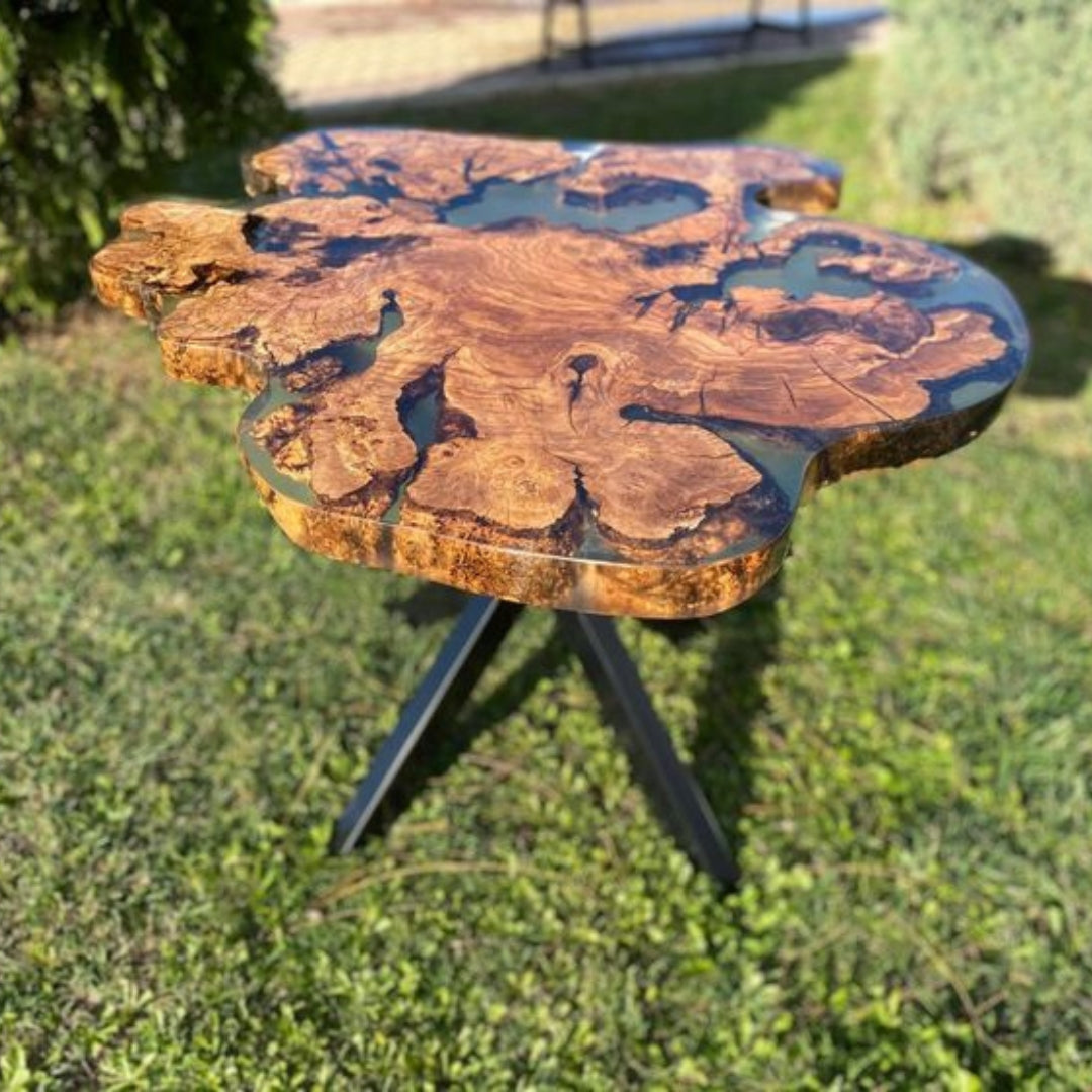 Epoxy 3D Wood Coffee Table