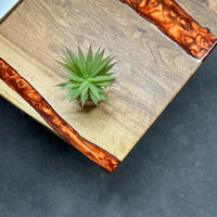 Wood Art Resin coffee Table thumbnail