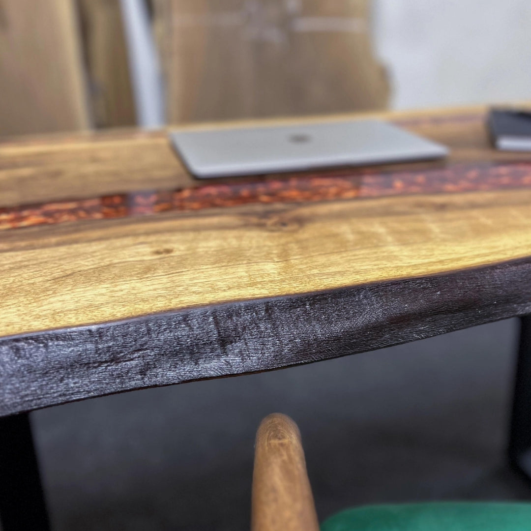 Wood Art Resin coffee Table