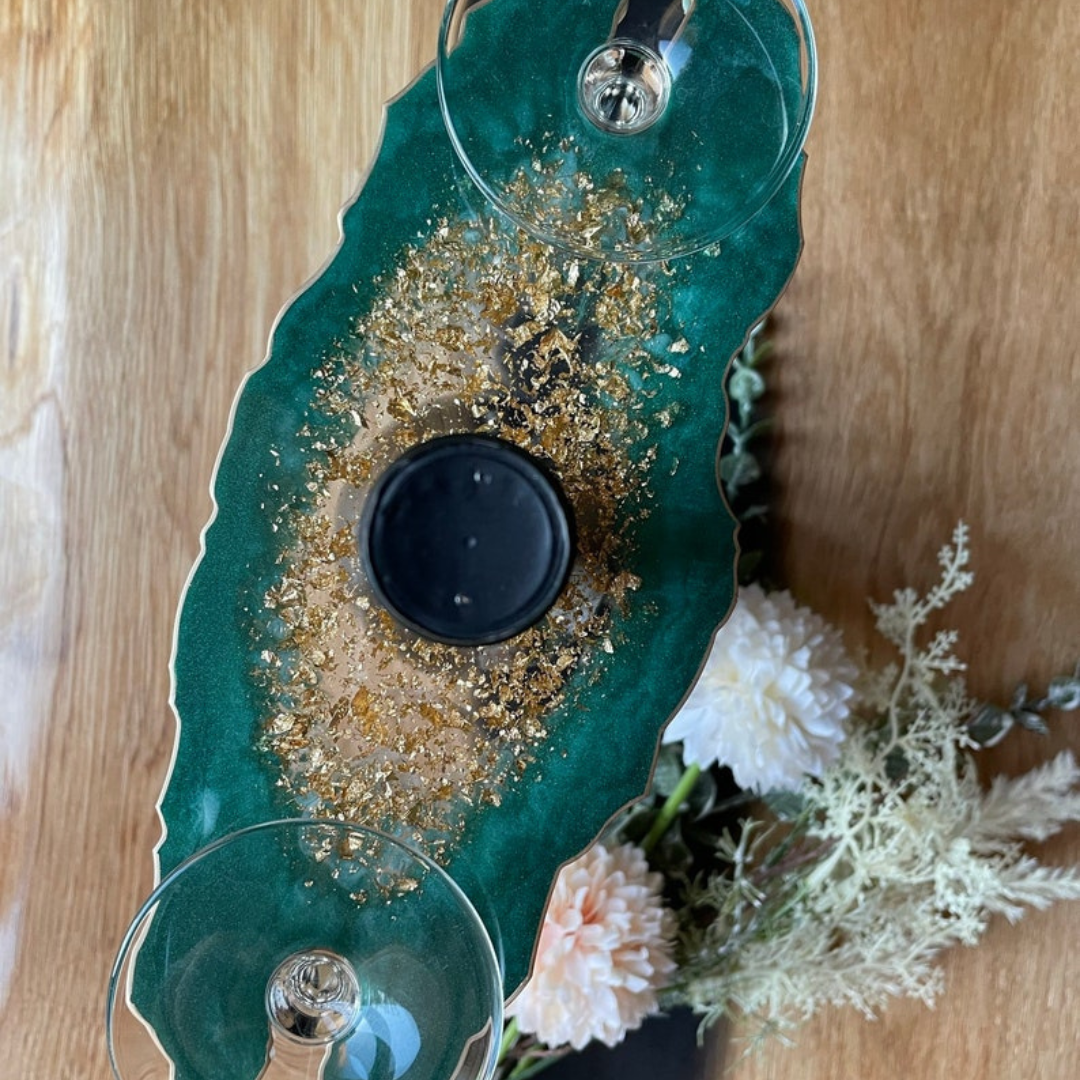 Resin Champagne Glass Holder
