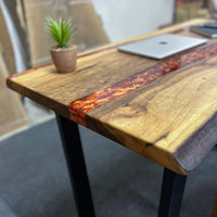 Wood Art Resin coffee Table thumbnail