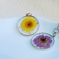 Floral Essence Epoxy Key Rings thumbnail