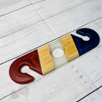 Handmade Wood Resin Wine caddy thumbnail