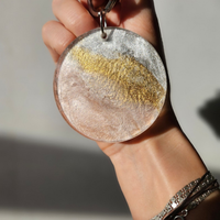 Glamour Geode Epoxy Keyrings thumbnail