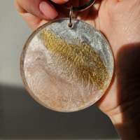 Glamour Geode Epoxy Keyrings thumbnail