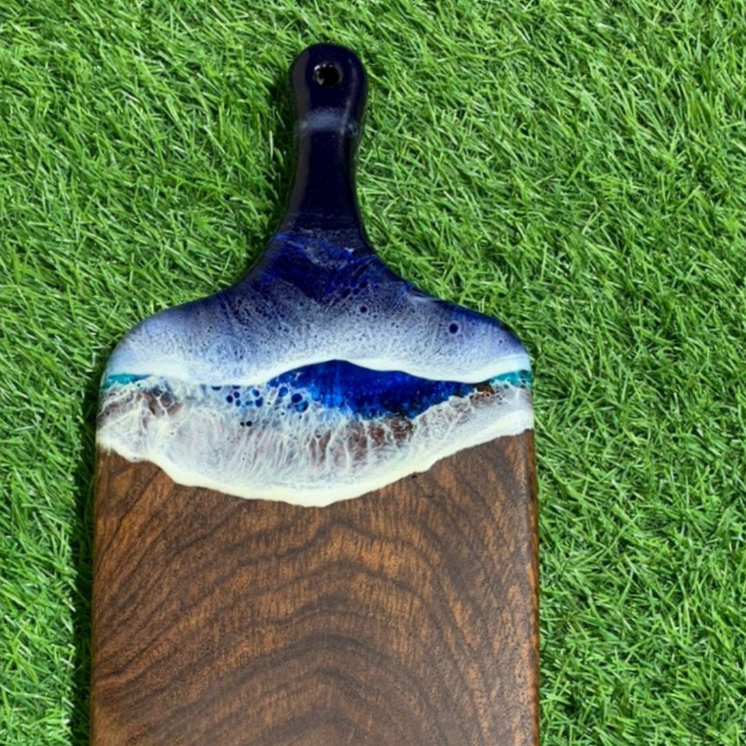 Personalized Epoxy Charcuterie Board
