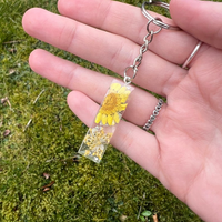 Personalized Initials Resin Keyring thumbnail
