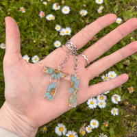 Personalized Initials Resin Keyring thumbnail