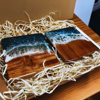 Ocean Drift Epoxy Coasters thumbnail