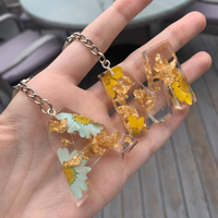 Personalized Initials Resin Keyring thumbnail