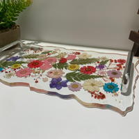 Epoxy Dried Flower Tray thumbnail