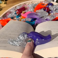 Golden Glitter Epoxy Page Holder thumbnail