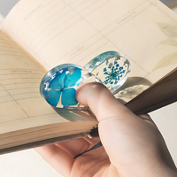 Custom Floral Resin Page Holder thumbnail