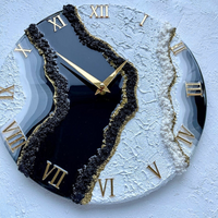 Green Resin Geode Wall Clock (Copy) thumbnail