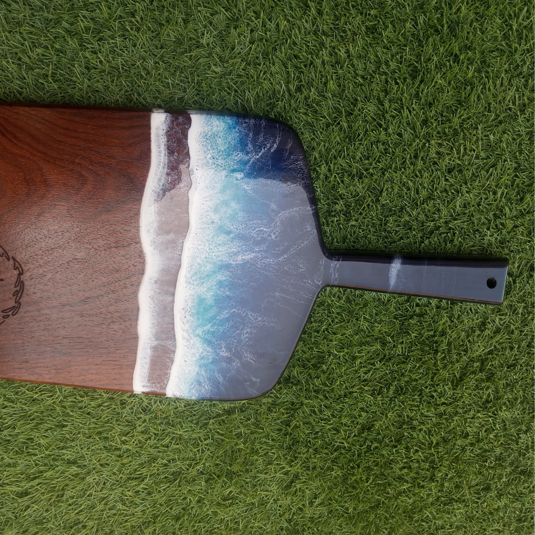Engraved Epoxy Cutting Board